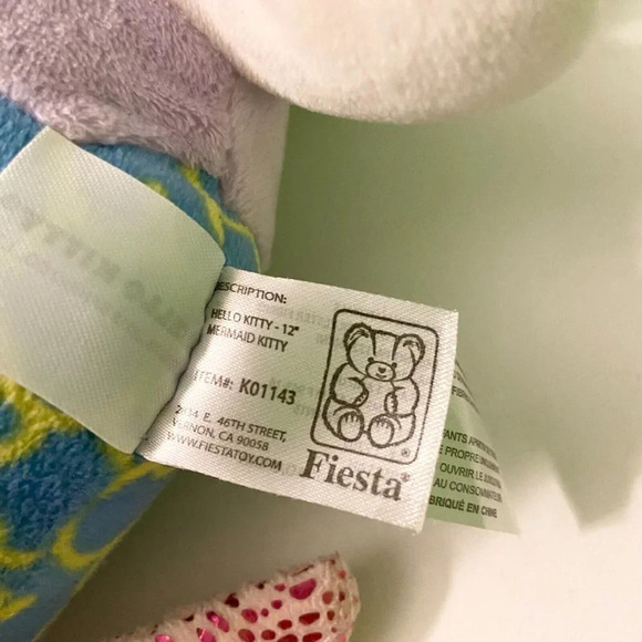 Hello Kitty Sanrio 12 Inch Mermaid Plush  Stuffed Animal Toy - Picture 7 of 13